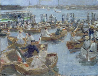 Abend im Uhlenhorster Fahrhaus, 1910